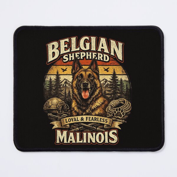 Item preview, Belgian Shepherd Malinois Vintage Sunset T-Shirt | Loyal & Fearless designed and sold by Creative128.