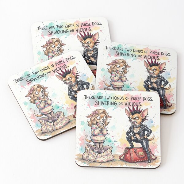 Item preview, Two Kinds of Purse Dogs: Shivering or Vicious designed and sold by Trevor Cutler.