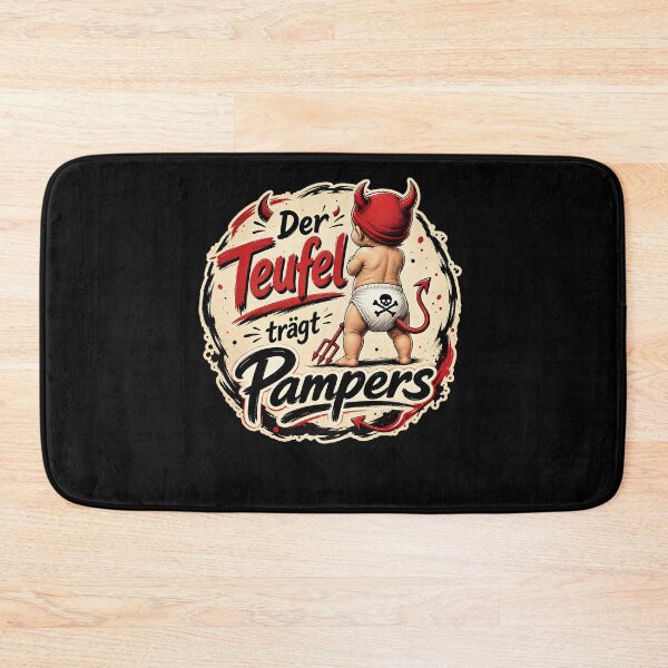 Item preview, The devil wears diapers designed and sold by FreshPixelArt.
