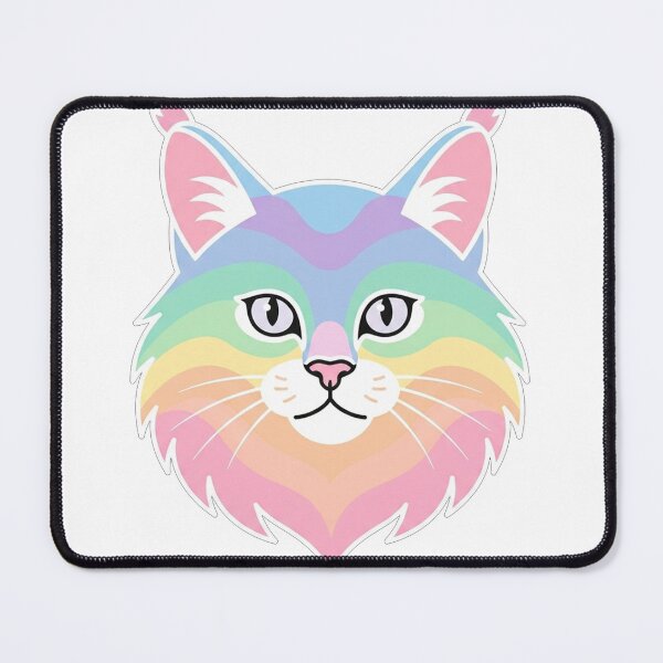 Item preview, Cute Pastel Rainbow Maine Coon Cat designed and sold by Owcomm.