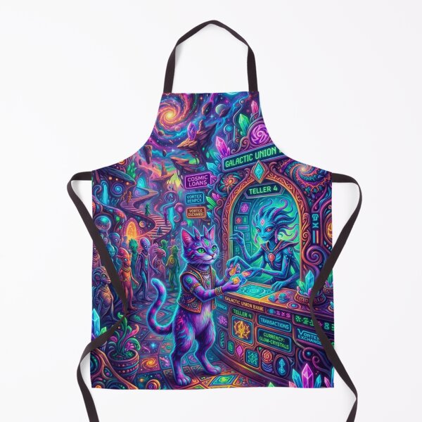 Artikelvorschau, Die kosmische Reise der psychedelischen ET-Katze entworfen und verkauft von HAPPY HARBOR DESIGN .