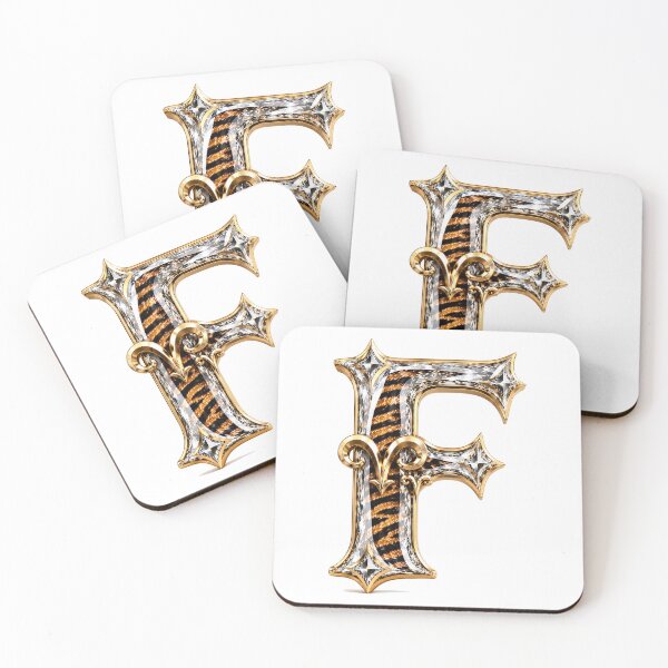 Artikelvorschau, Crystal Ramstripe Zodiac Letter F entworfen und verkauft von BlissBlvdShop.