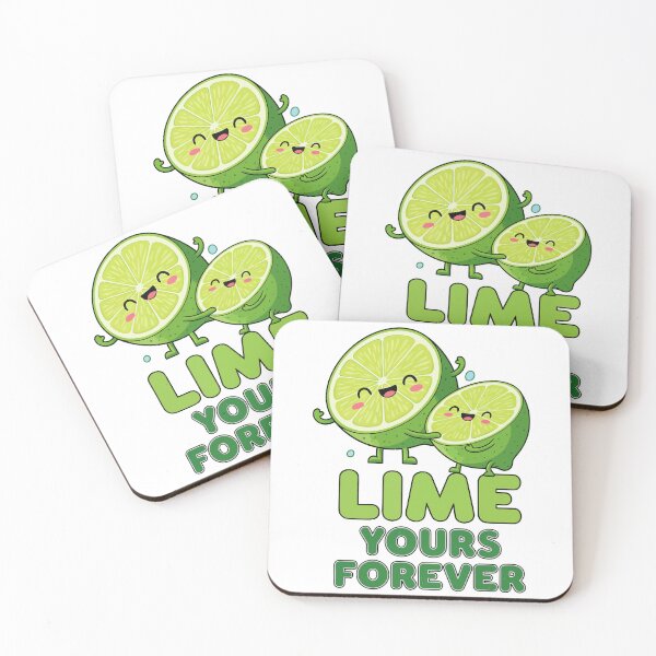 Item preview, Lime Yours Forever Cute Citrus Fruit Pun designed and sold by Amir Faysal.