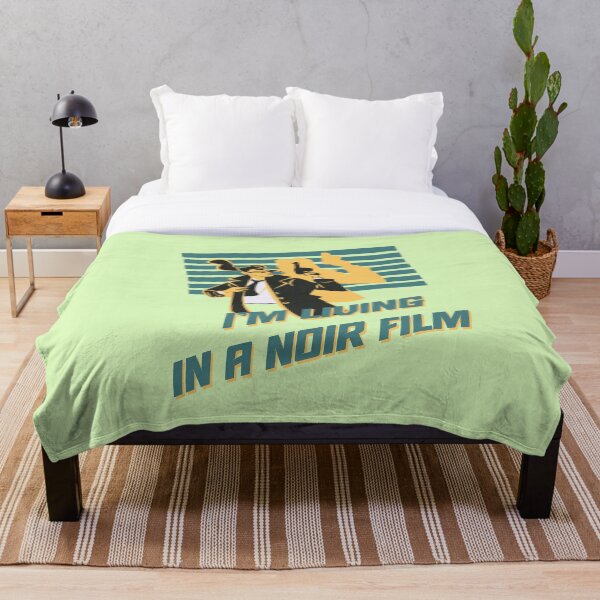 Item preview, I’m Living in a Noir Investigator Retro Illustration designed and sold by beboplab.