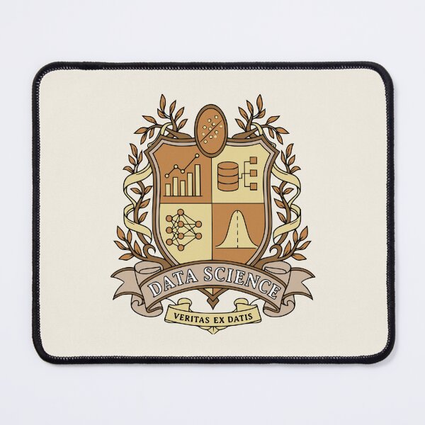 Item preview, Data Science Crest - Science Coat of Arms designed and sold by MicroMarket.