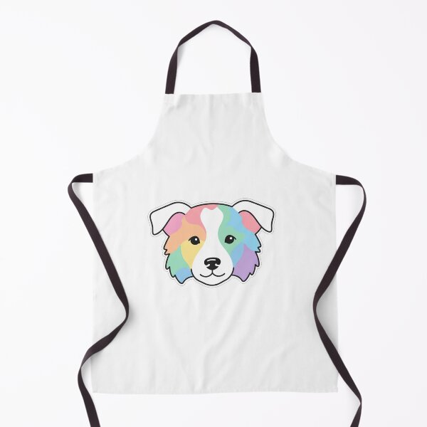 Item preview, Pastel Colorful Border Collie Dog Face designed and sold by Owcomm.
