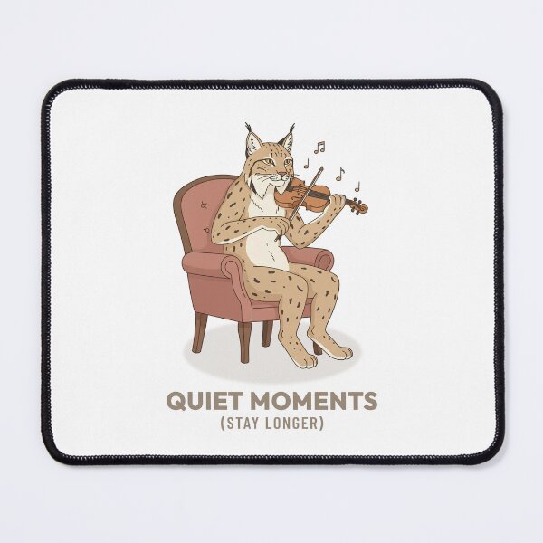 Item preview, Lynx playing the violin retro art designed and sold by COZY VINTAGE animal.