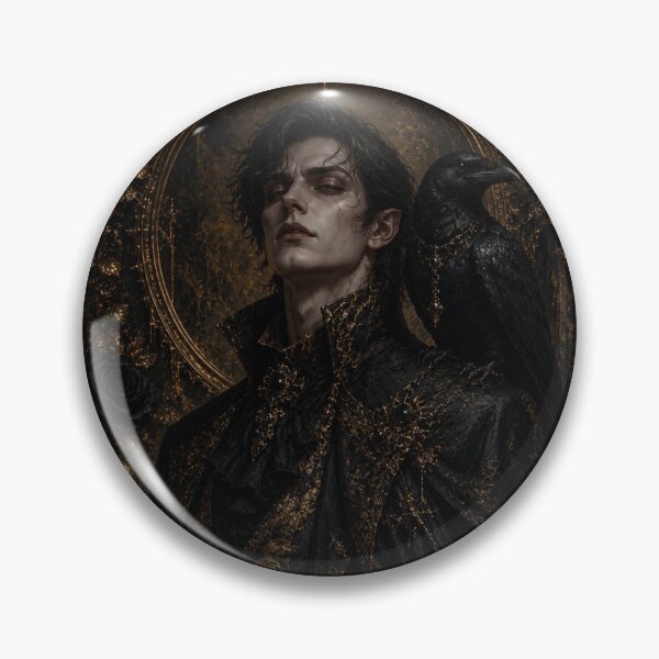 Item preview, Gothic Vampire Raven Portrait designed and sold by VelarisMoon.