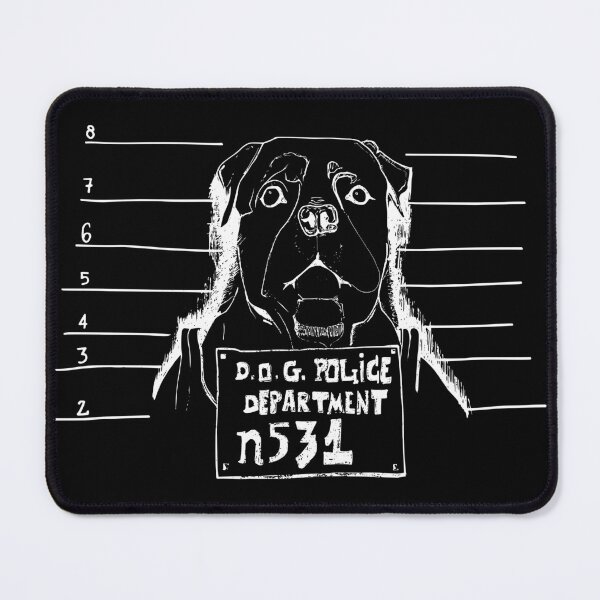 Item preview, The Usual Suspect: Bad Dog Mugshot - Dark Version designed and sold by BarnBurns.