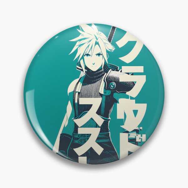 Item preview, Cloud Strife Battle Ready Chad  designed and sold by AnimeArsenalPrints.