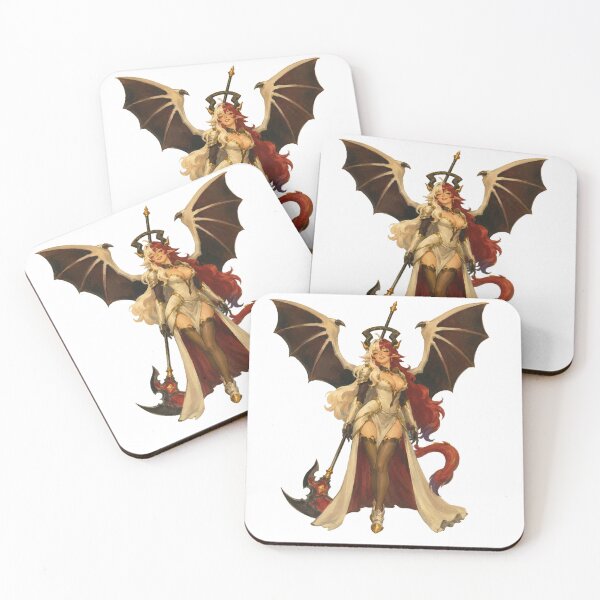 Item preview, Pin-up de la Reina Demonio Vintage | Arte Retro Original de Fantasía Oscura designed and sold by Cosplayvintage.