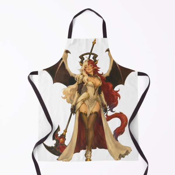 Item preview, Vintage Demon Queen Pin-Up | Original Dark Fantasy Retro Art designed and sold by Cosplayvintage.