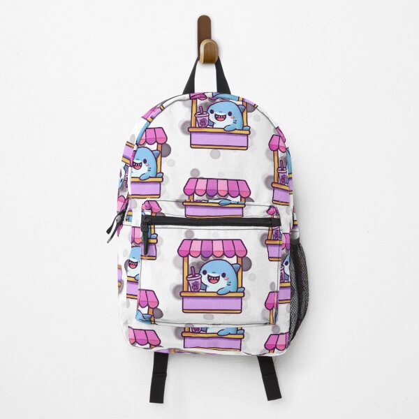 Item preview, Cute Shark Bubble Tea Cartoon designed and sold by iamKRUK.