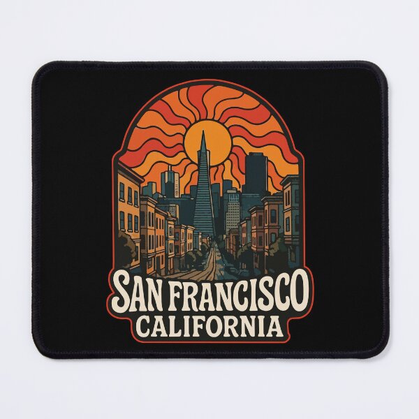 Item preview, San Francisco California United States Trippy Art designed and sold by TomFrontierArt.