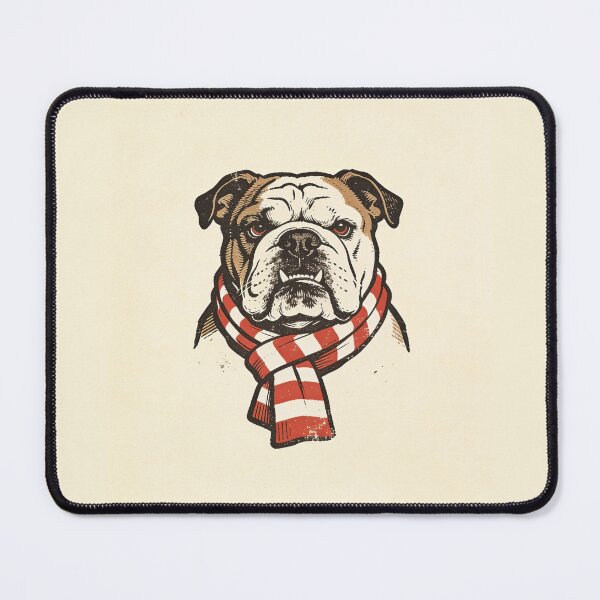 Item preview, Vintage English Bulldog Supporter - Retro Football Art designed and sold by NDstudio.