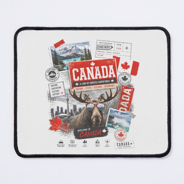 Item preview, Canada Travel Journal Art designed and sold by AtuqStudio.