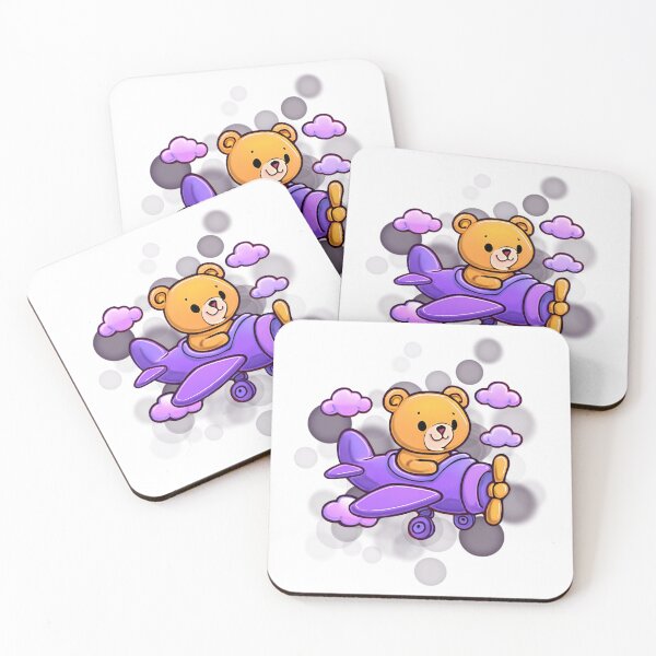 Item preview, Cute Pilot Bear Cartoon designed and sold by iamKRUK.