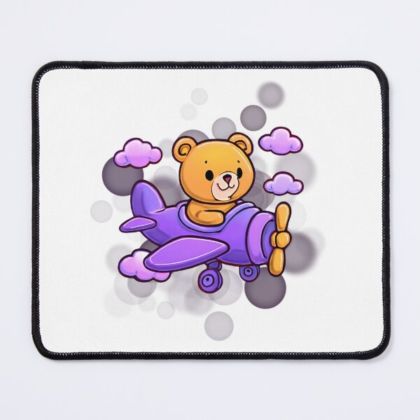 Item preview, Cute Pilot Bear Cartoon designed and sold by iamKRUK.