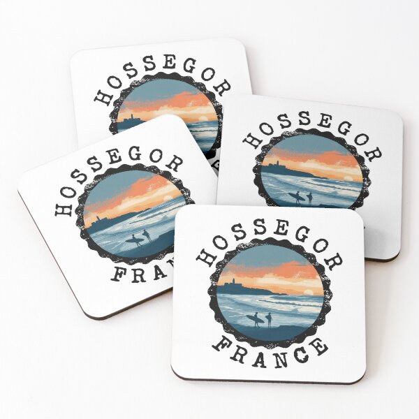 Item preview, Hossegor – France (with Black Lettering) designed and sold by VelvetRoom.