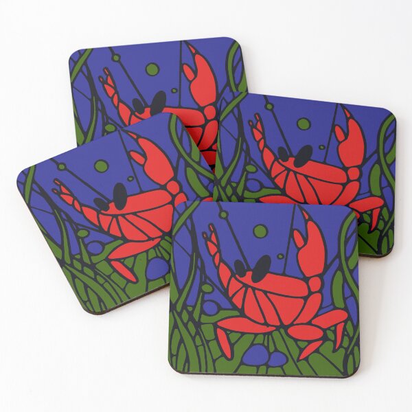 Item preview, Scarlet Crab | Liuartstudio | Living Mosaic | 03 designed and sold by liuartstudio.