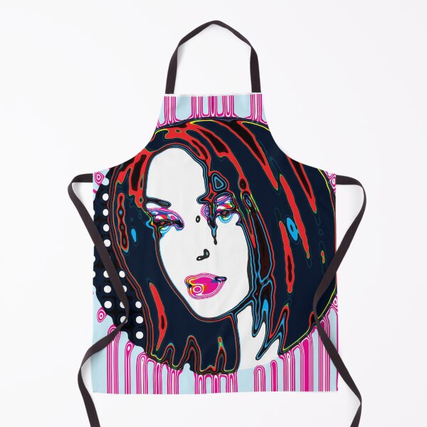 Item preview, Electric Abstract Pop Art Portrait of a Young Woman designed and sold by cremedecolor.