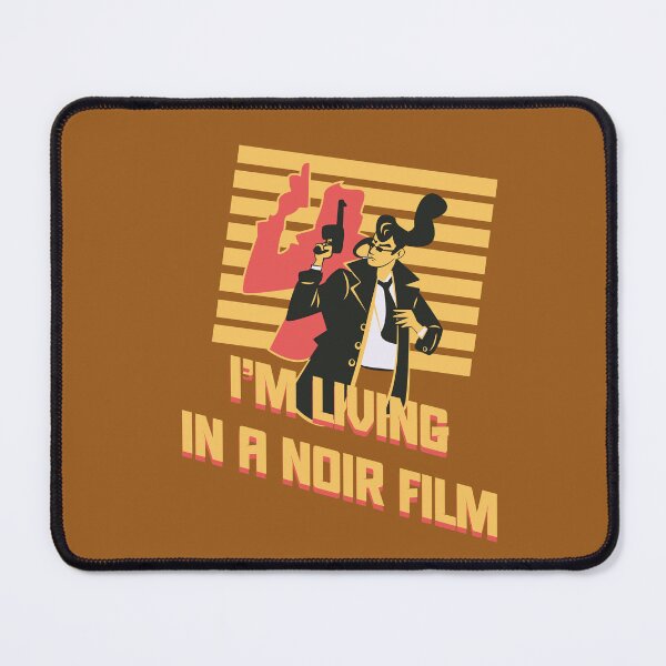 Item preview, I’m Living in a Noir Vintage Detective Illustration designed and sold by beboplab.