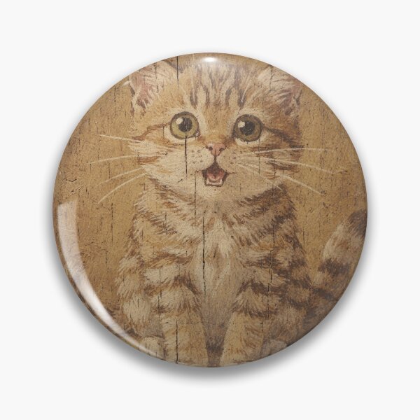 Item preview, Scottish Fold Kitten Mid-Hiccup designed and sold by PictorialWhimsy.