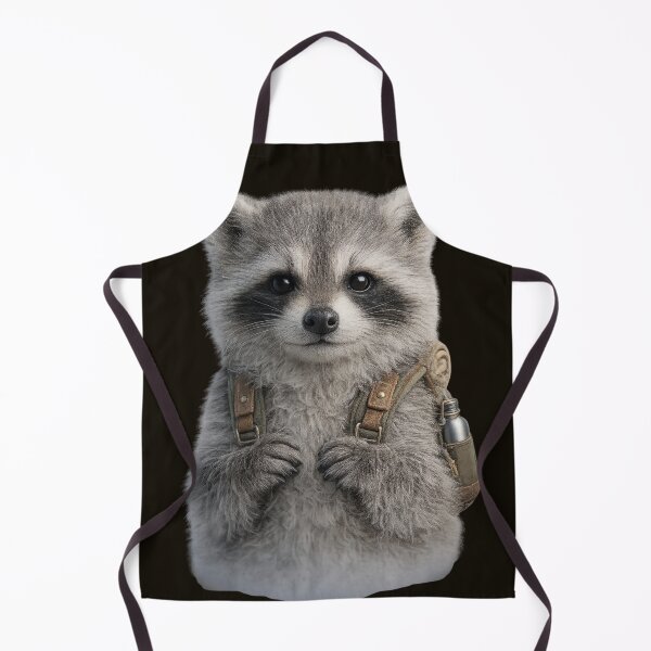 Item preview, Cute Hiking Raccoon Portrait designed and sold by BagFactoryUK.