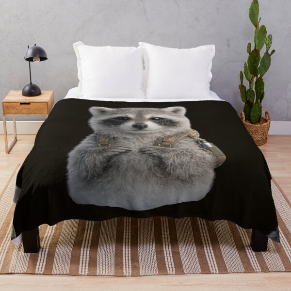 Item preview, Cute Hiking Raccoon Portrait designed and sold by BagFactoryUK.