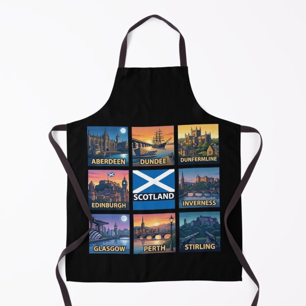 Item preview, Scotland Cities Pop Art designed and sold by redsharkuk.