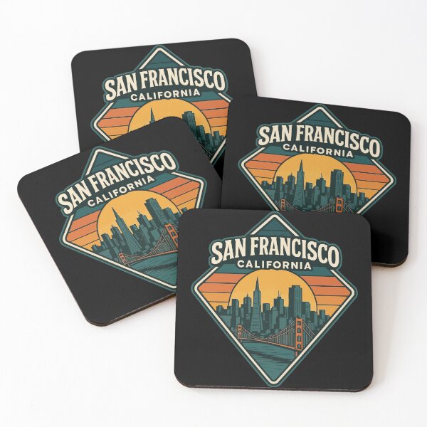 Item preview, San Francisco California United States Golden Gate Vintage designed and sold by TomFrontierArt.