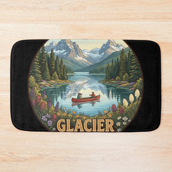Item preview, Glacier National Park Memories Vintage National Park Travel designed and sold by KristenosNehk.