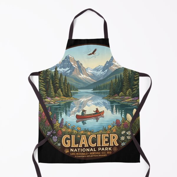 Item preview, Glacier National Park Memories Vintage National Park Travel designed and sold by KristenosNehk.
