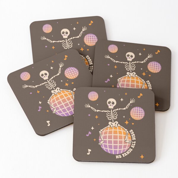 Item preview, No Panic All Disco Groovy Skeleton designed and sold by bolimj.