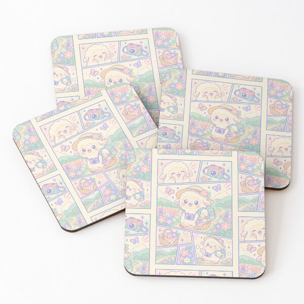 Item preview, Kawaii Sheep Flower Field Traveler designed and sold by Gift Phrase Studio.