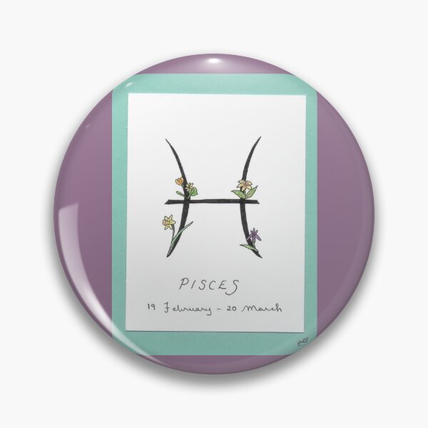 Item preview, A Botanical Zodiac - Pisces designed and sold by Leaf on Letter Designs.