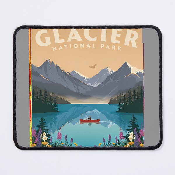 Item preview, Adventure Together Glacier National Park Memories Couple designed and sold by KristenosNehk.