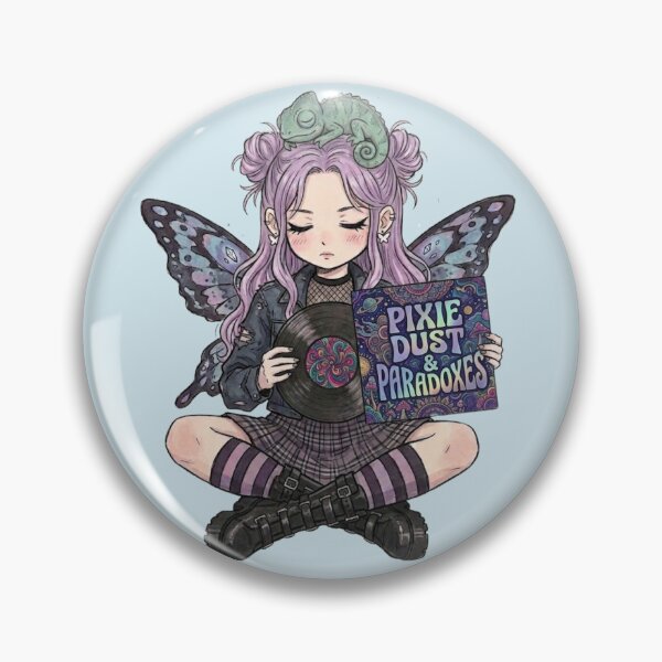 Item preview, Fairycore Vinyl Record Art designed and sold by Reverie & Roses.