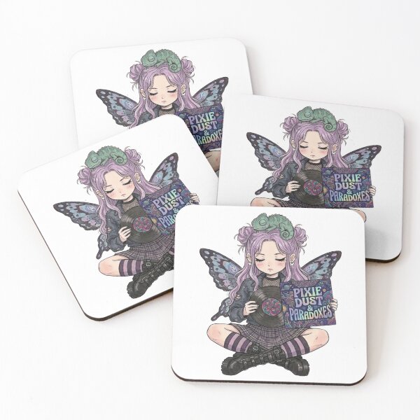 Item preview, Fairycore Vinyl Record Art designed and sold by Reverie & Roses.