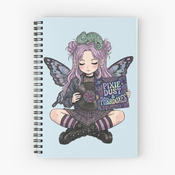 Item preview, Fairycore Vinyl Record Art designed and sold by Reverie & Roses.