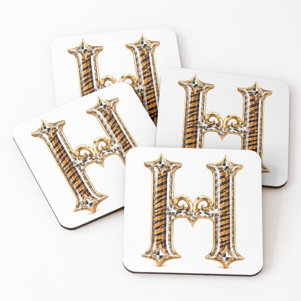Artikelvorschau, Crystal Ramstripe Zodiac Letter H entworfen und verkauft von BlissBlvdShop.