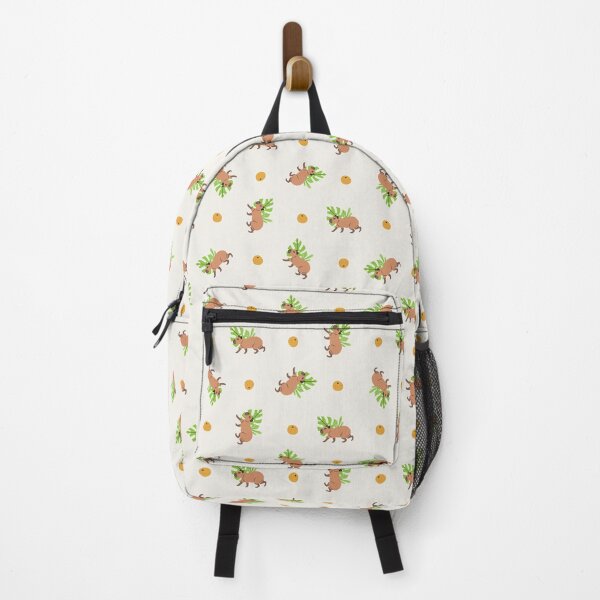 Item preview, Copy of Walking Capybara And Yuzu Fruit Seamless Pattern - white designed and sold by paldronma.