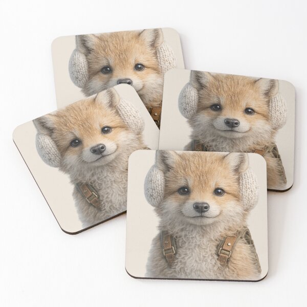 Item preview, Cute Fox Winter Adventure Portrait designed and sold by BagFactoryUK.