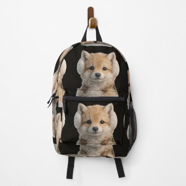 Item preview, Cute Fox Winter Adventure Portrait designed and sold by BagFactoryUK.