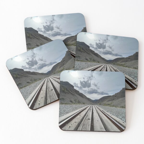Item preview, Train Tracks through the Desert Hills  designed and sold by ClaresArtStudi0.