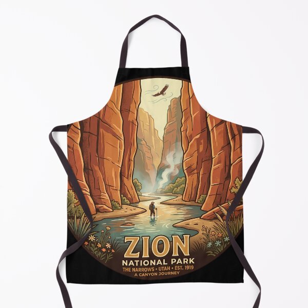 Item preview, Zion Canyon Escape Vintage National Park Travel designed and sold by KristenosNehk.