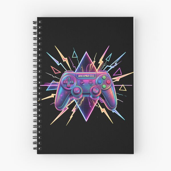 Item preview, Cool Retro Gamepad Controller Synthwave 80s Neon Gaming designed and sold by KCasual.