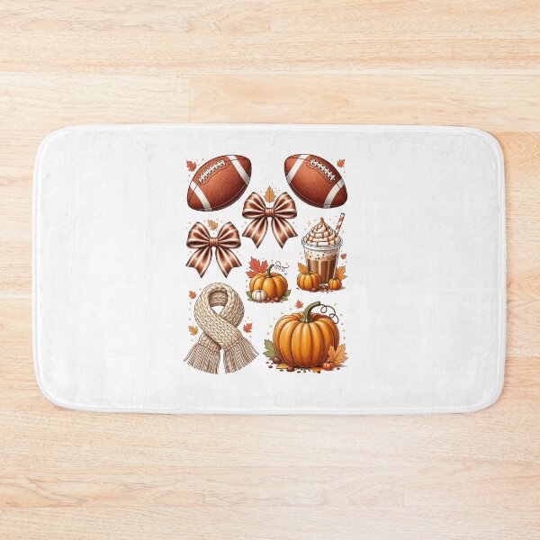 Item preview, Autumn Football and Pumpkin Elements designed and sold by jkrphoto.