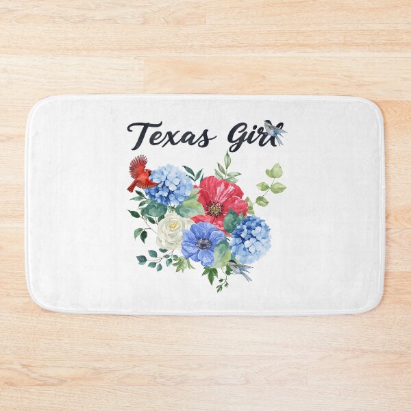 Item preview, Texas Girl with Red, White & Blue Floral Bouquet & Birds designed and sold by jeweleddesigns.