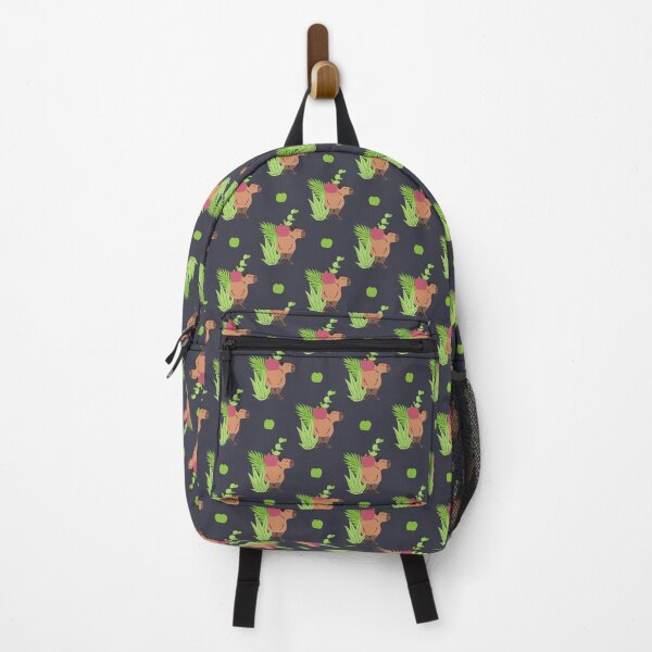Item preview, Cute Capybara Apple Jungle Seamless Pattern - Dark designed and sold by paldronma.